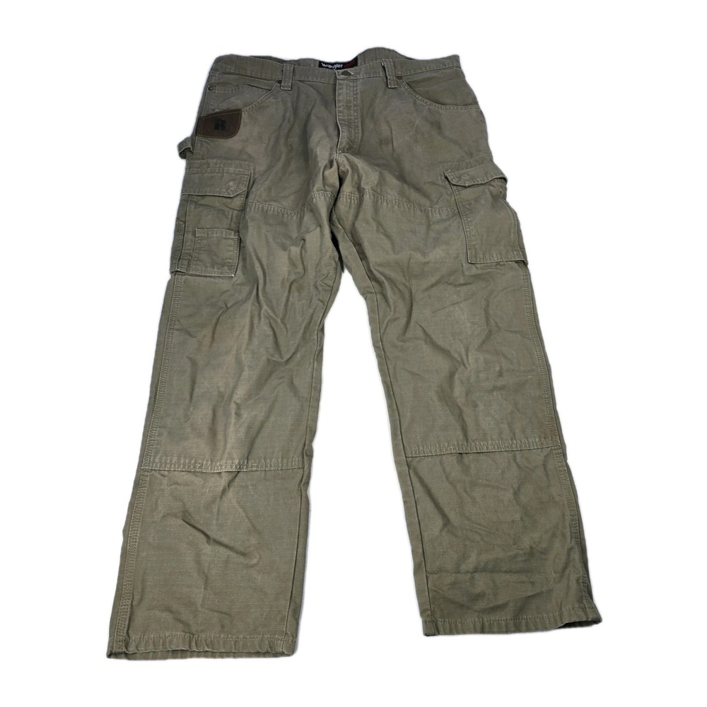 Wrangler Riggs Workwear‎ Cargo Pants Mens 40x30 Ripstop Double Knee 3W060BR